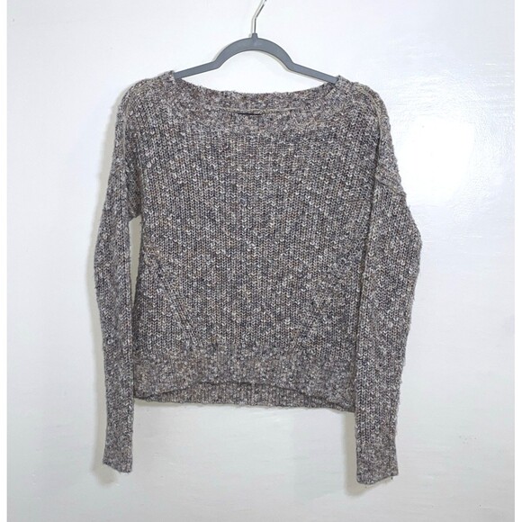 Abercrombie & Fitch Multicolor Knit Sweater Cotton Linen Women’s Size XS - Picture 2 of 8